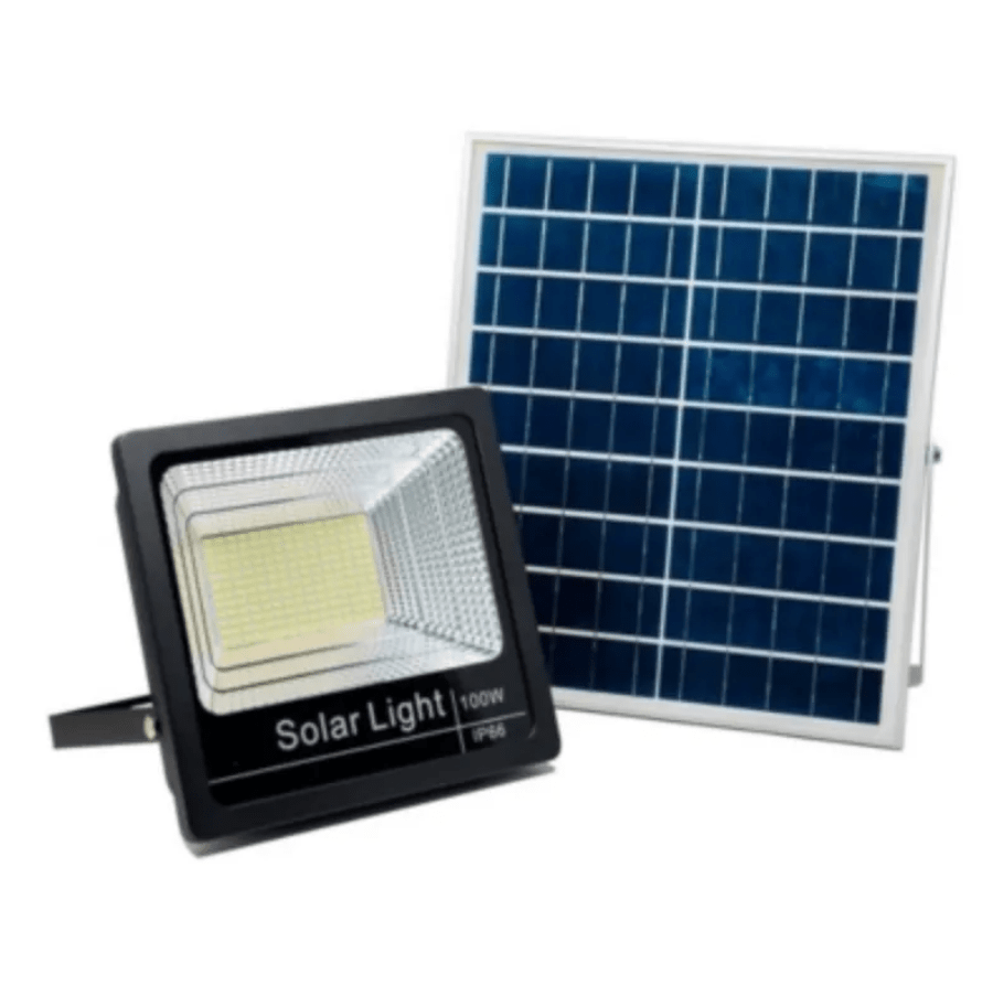 Foco Solar Led 300w Con Control Remoto Exteriores1
