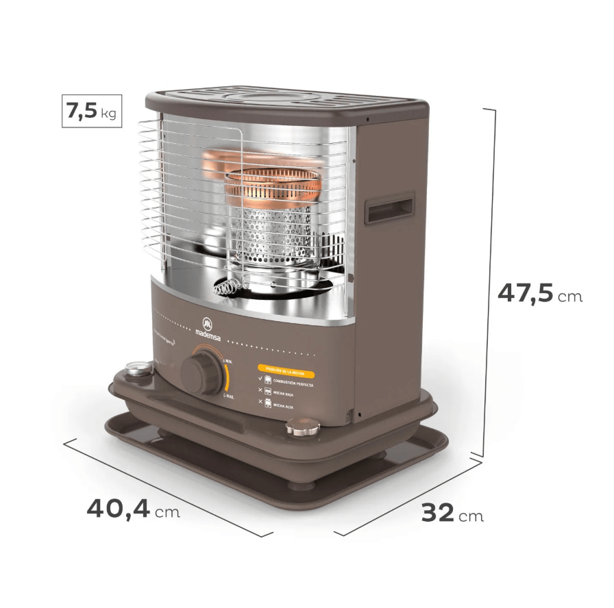 Estufa a Parafina Mecha foguita pro Mademsa2