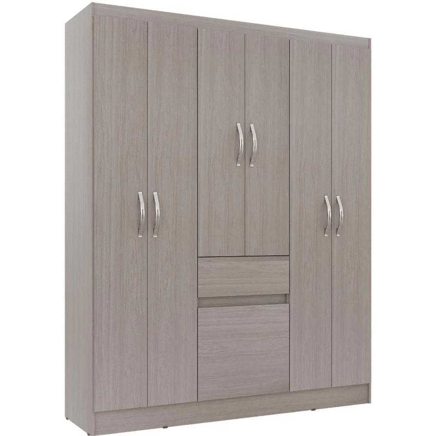 Clóset 6 Puertas Vainilla Casa bonita1