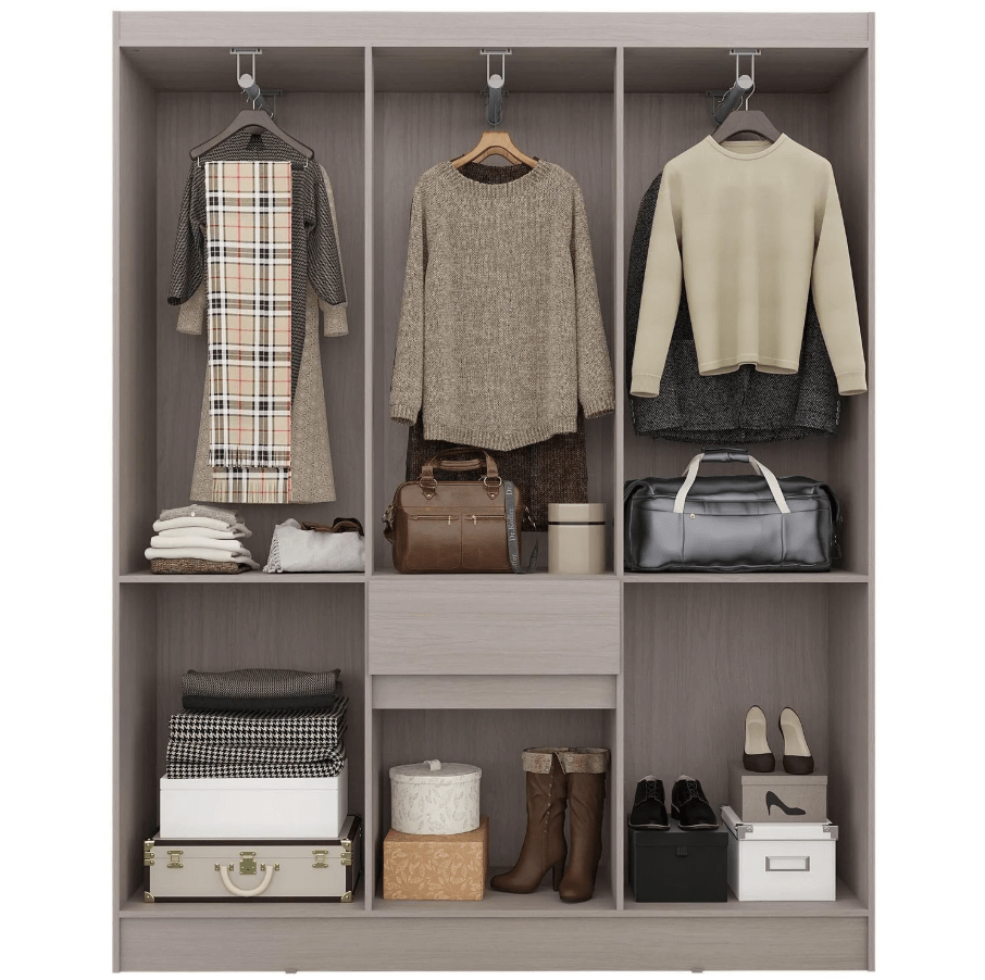 Clóset 6 Puertas Vainilla Casa bonita2