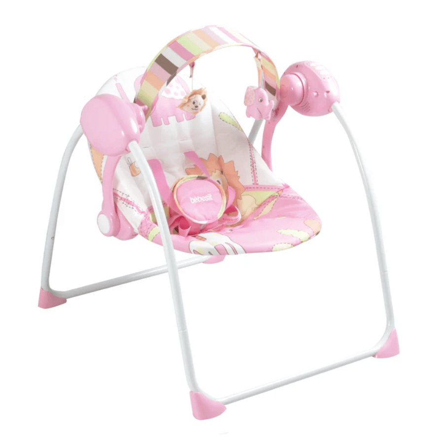 Silla mecedora para bebé Bebesit Mimo eléctrica 8515 rosa1