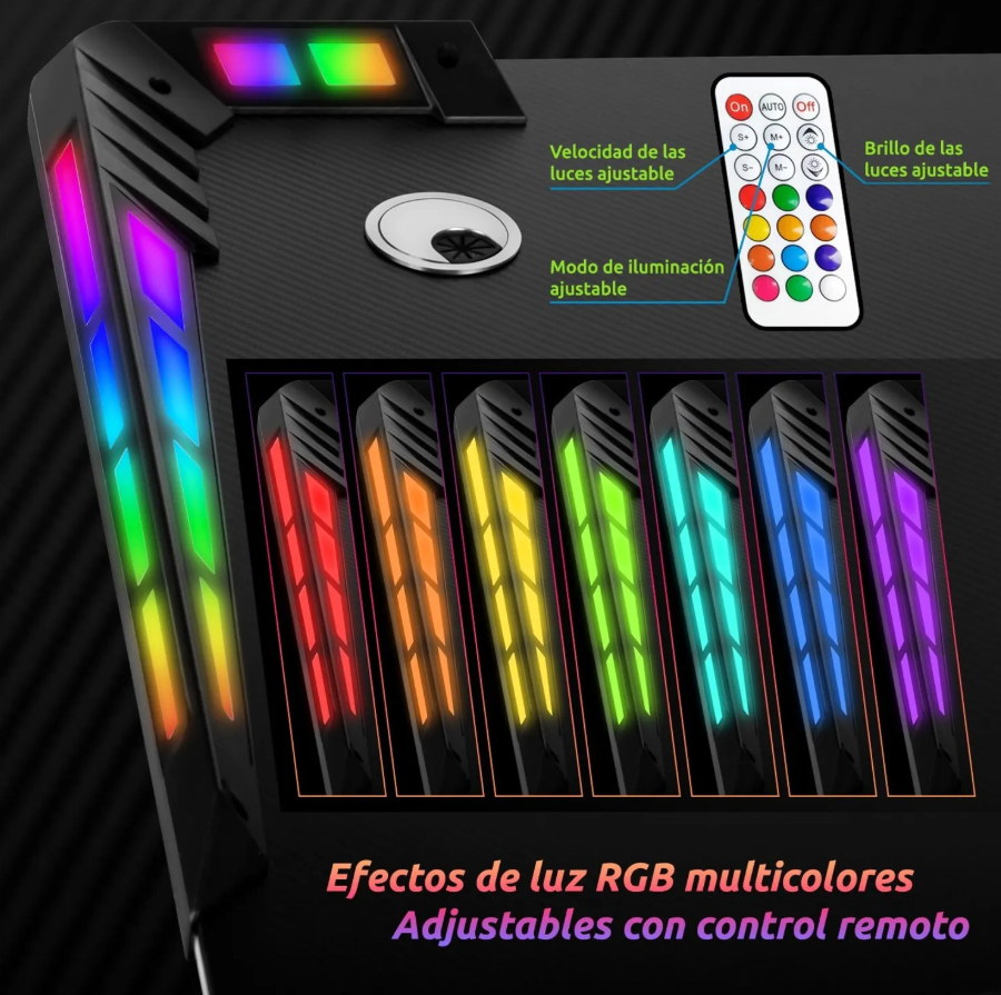Escritorio Gamer con Luces Vidita6