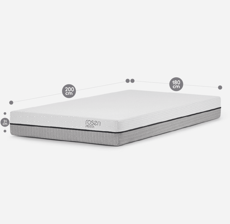 Colchón Rosen Pratta King 180 X 200 Cm3
