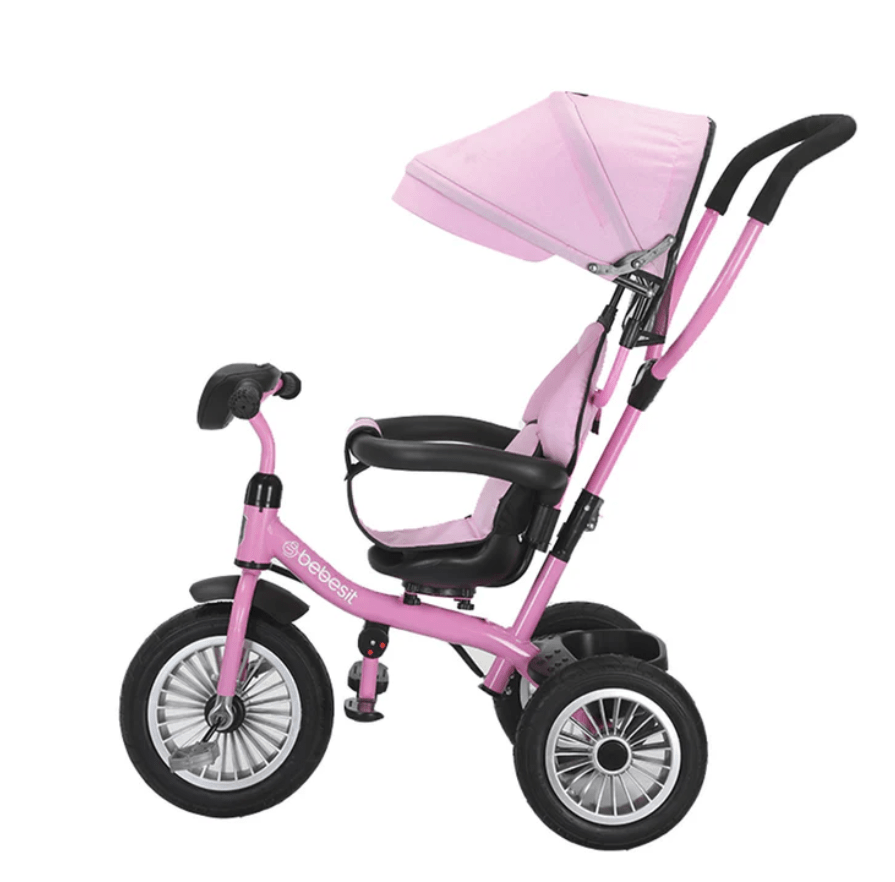 Triciclo Paseo Infantil LX Rosado Bebesit3