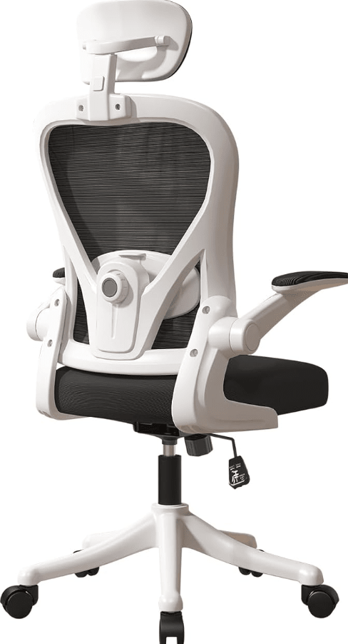 Silla Vidita Ergonómica de Oficina  Blanco y Negro1