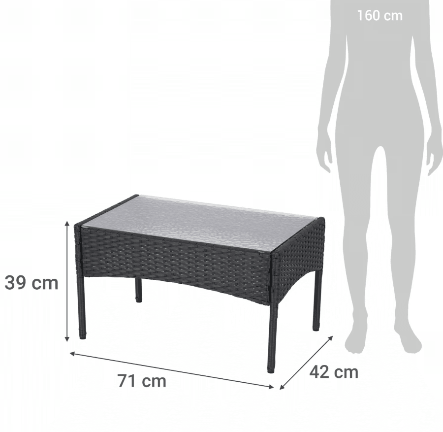 Juego de Terraza Milan 4 Personas Just Home8