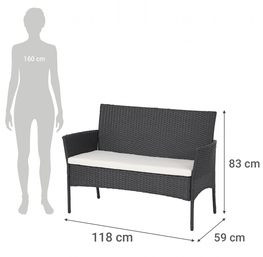 Juego de Terraza Milan 4 Personas Just Home7