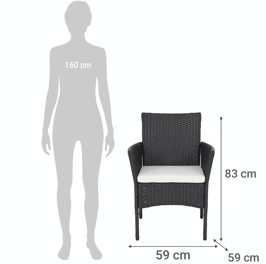 Juego de Terraza Milan 4 Personas Just Home6