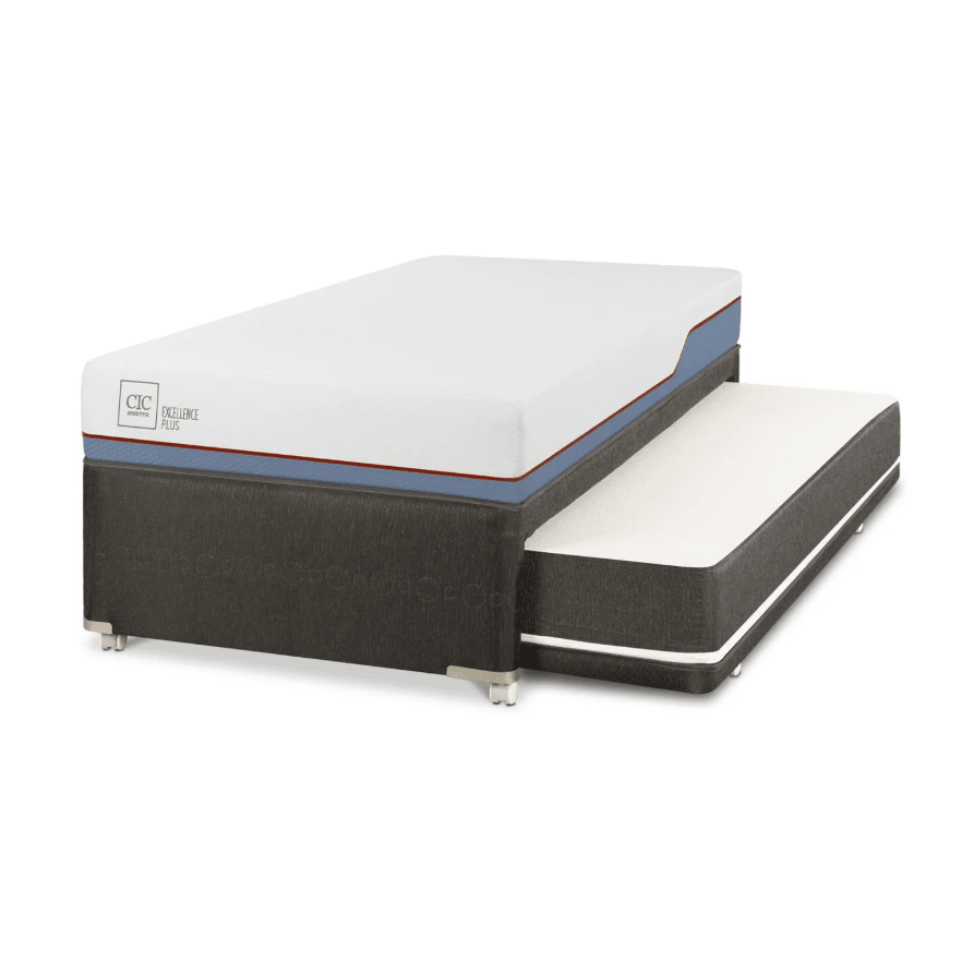 Cama Nido Excellence Plus Black 1.5 Plazas X 2.00Mt Cic1