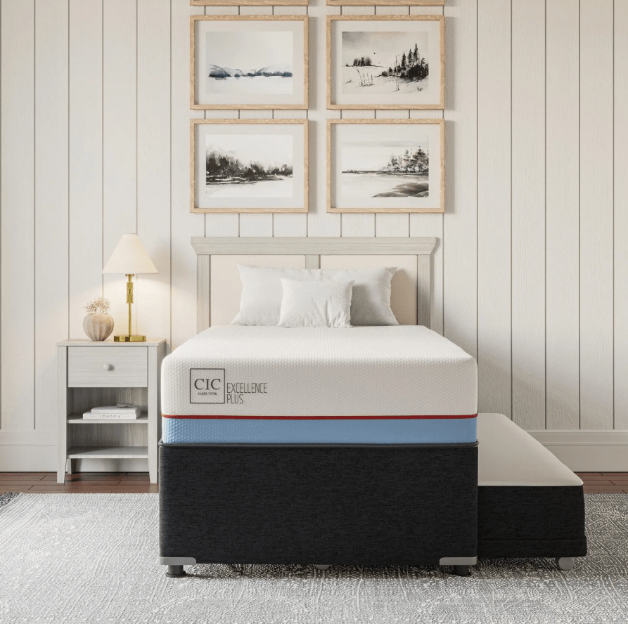 Cama Nido Excellence Plus Black 1.5 Plazas X 2.00Mt Cic2