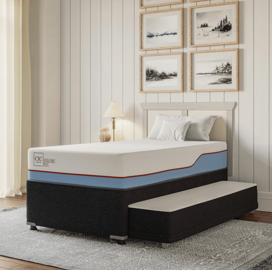 Cama Nido Excellence Plus Black 1.5 Plazas X 2.00Mt Cic4