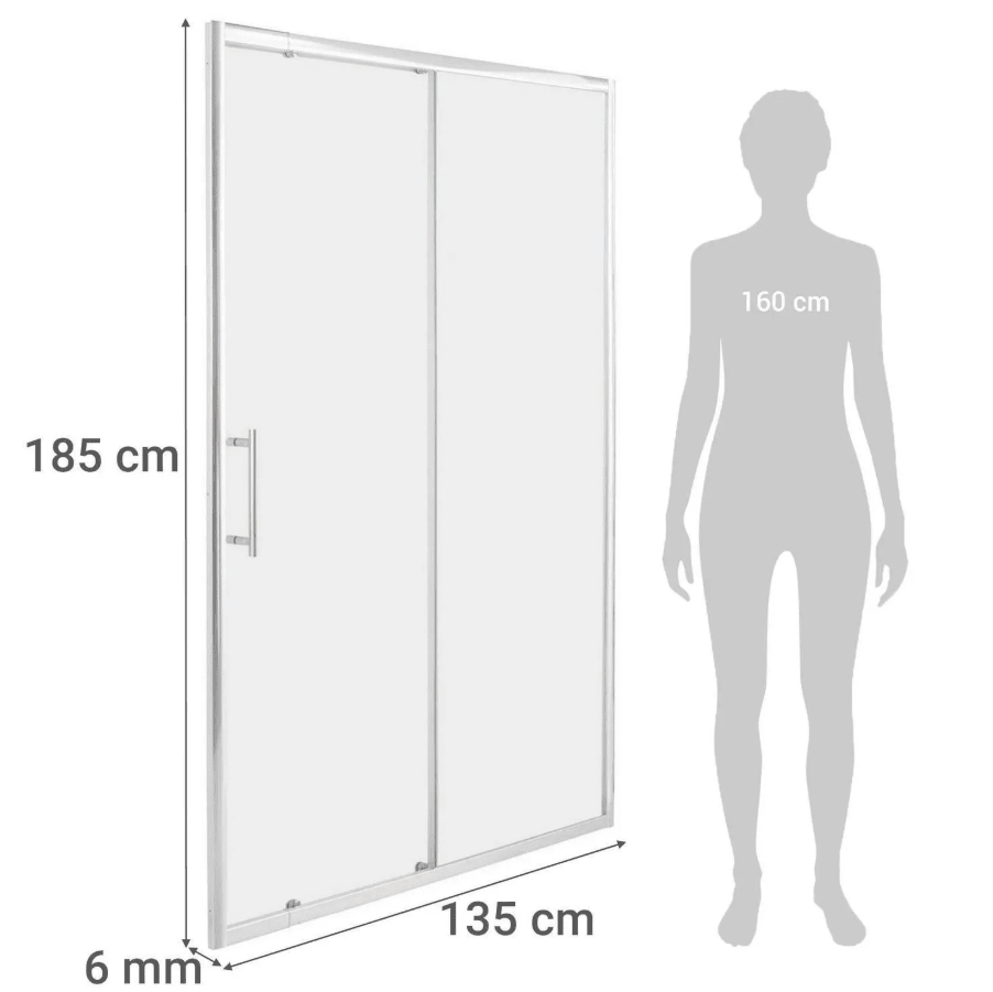 Mampara ajustable 135x185cm SENSI DACQUA5