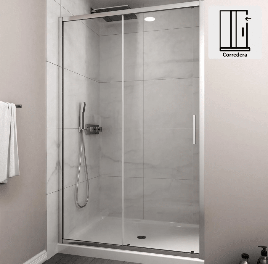 Mampara Premium Corredera frontal 140x190 cm Easy Clean1