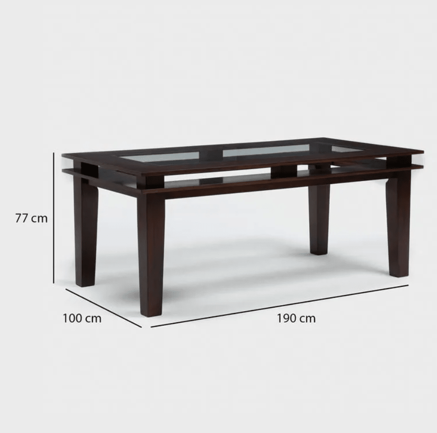 Mesa de Comedor Roberta Allen California 8 Puestos Café3