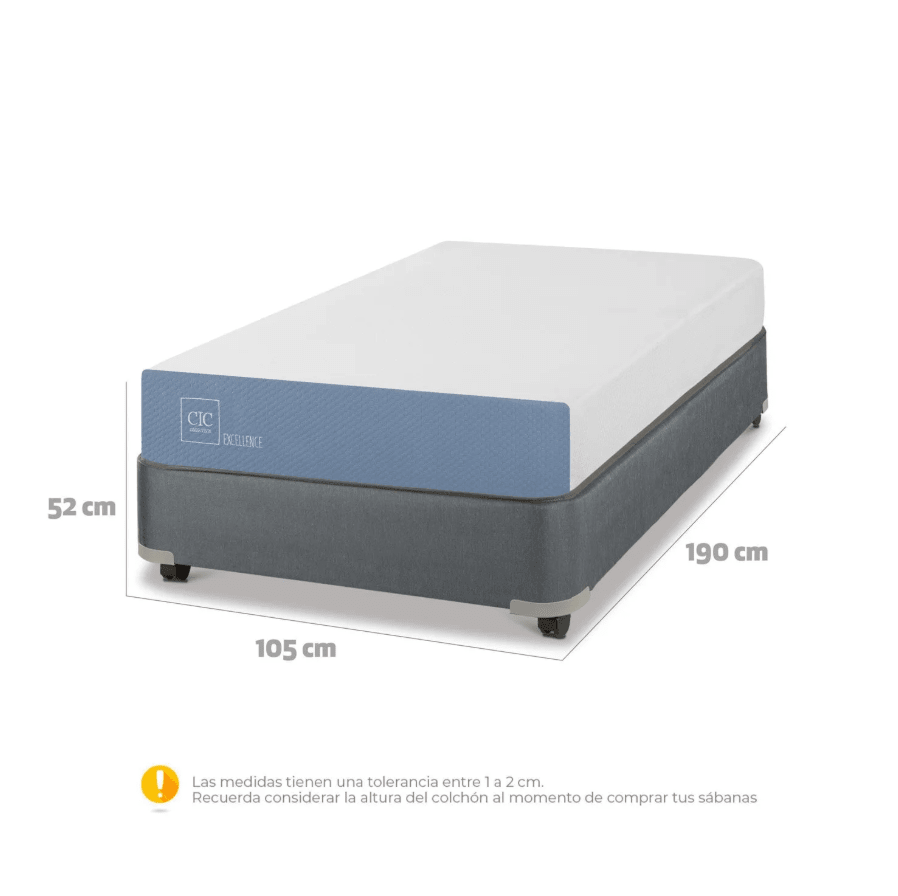 Box Spring Excellence 1,5 Plazas 1903