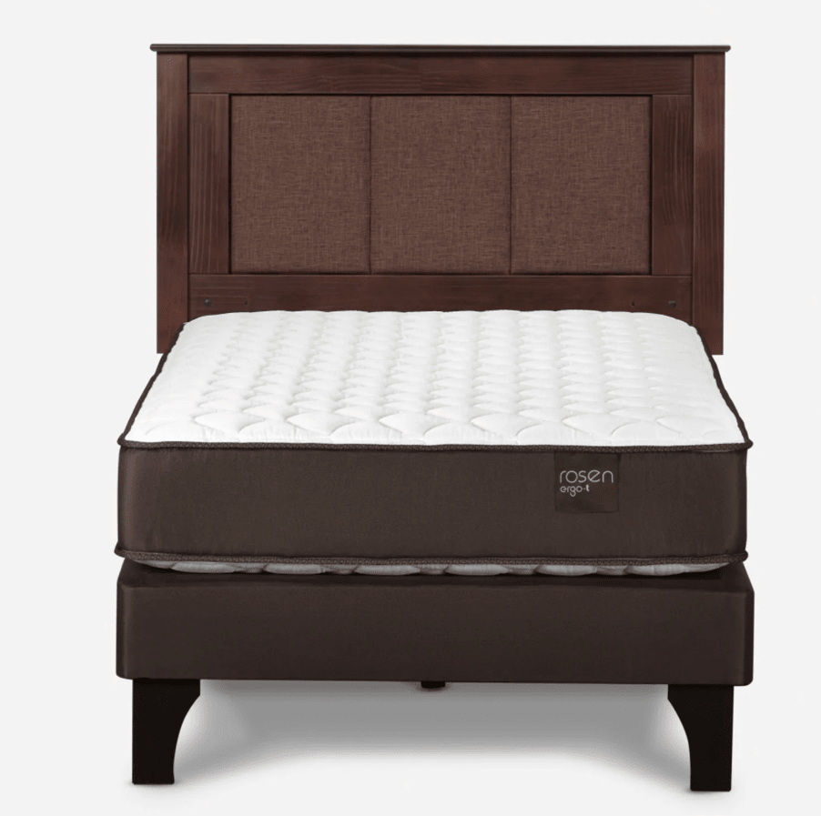 Cama Europea Ergo T 1.5 Plazas + Respaldo Rosen2