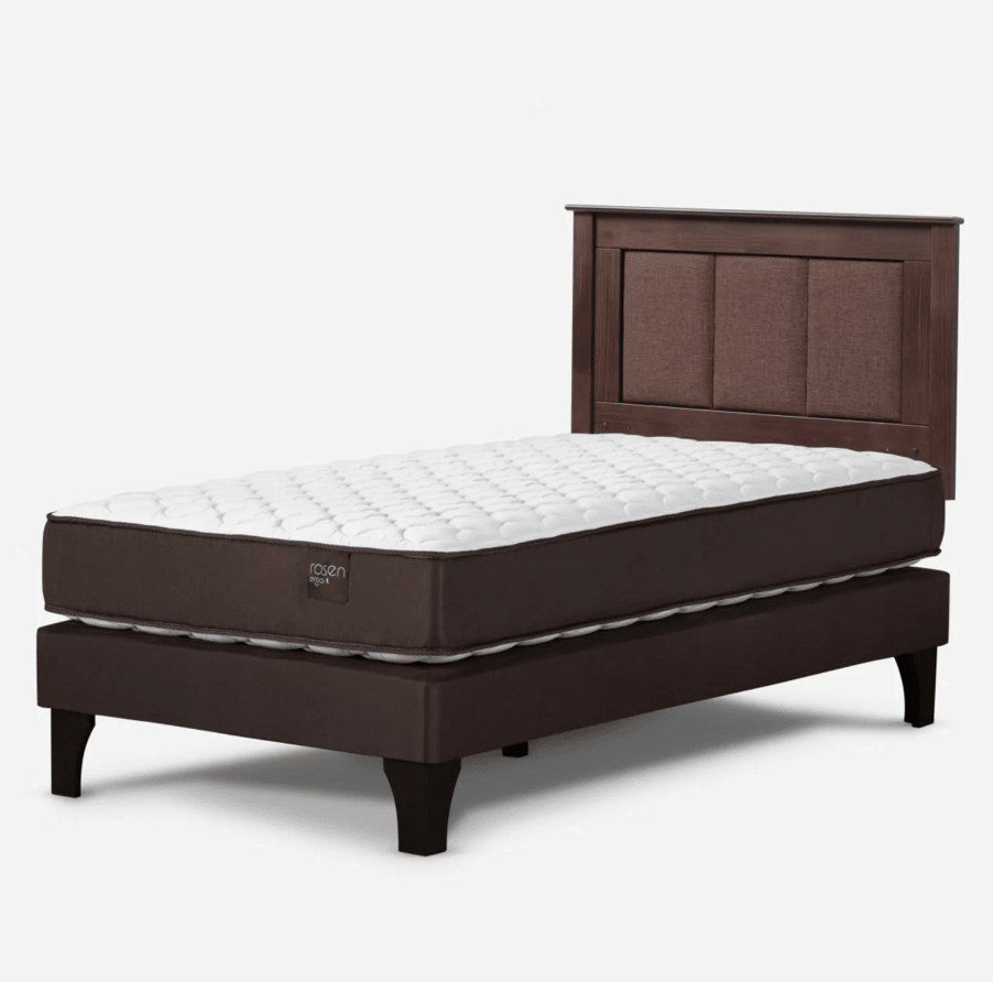 Cama Europea Ergo T 1.5 Plazas + Respaldo Rosen1