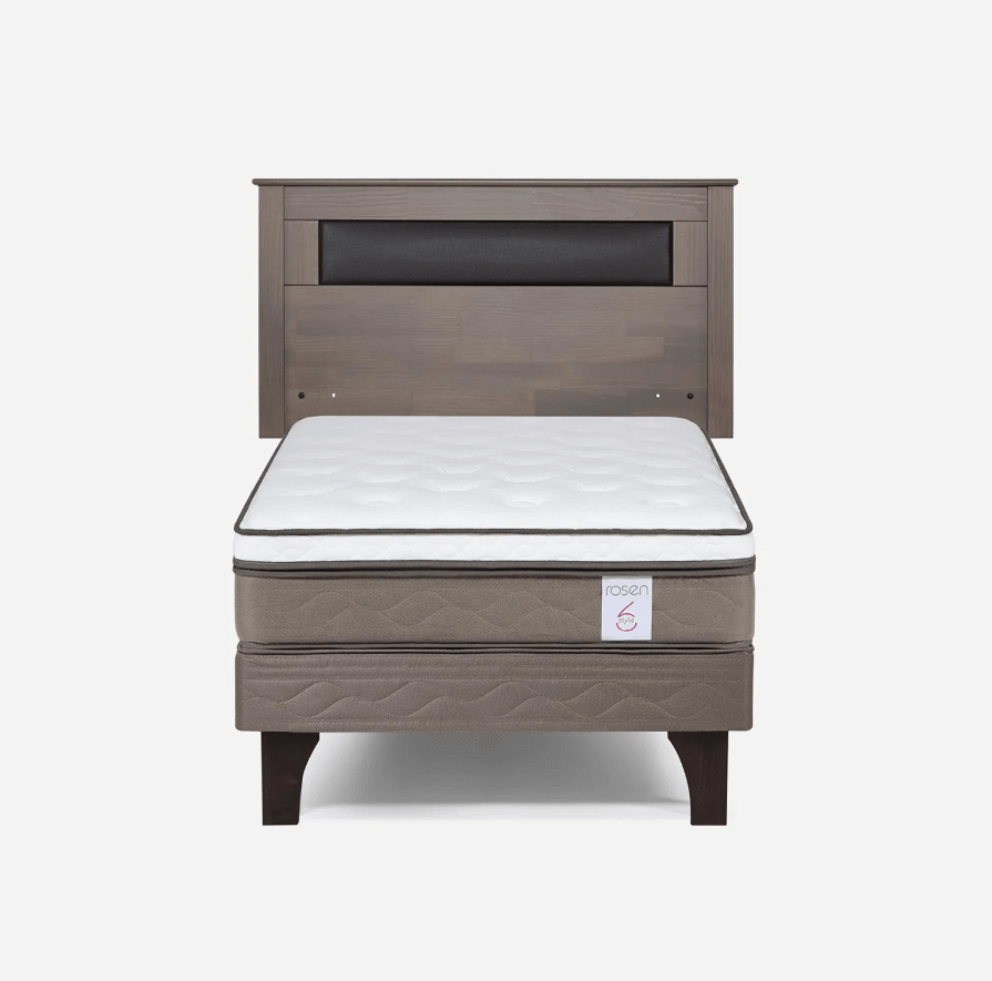 Cama Europea New Style 6 1 Plaza + Respaldo Rosen FERRARA2