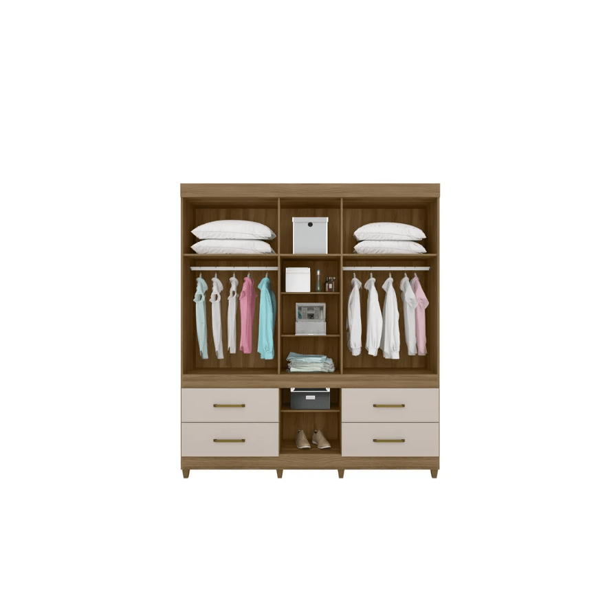Clóset Guaruja 5 Puertas 4 Repisas 192x219x47 cm DI PORETTI2