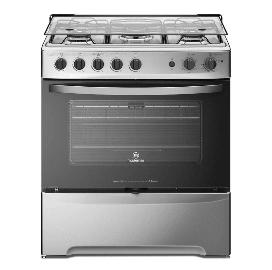 COCINA MADEMSA 5 PLATOS M 920 T SILVER1