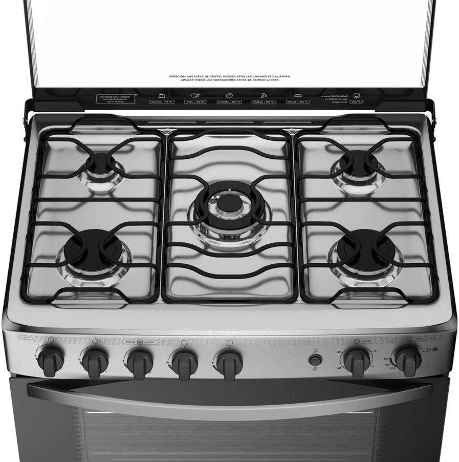 COCINA MADEMSA 5 PLATOS M 920 T SILVER2