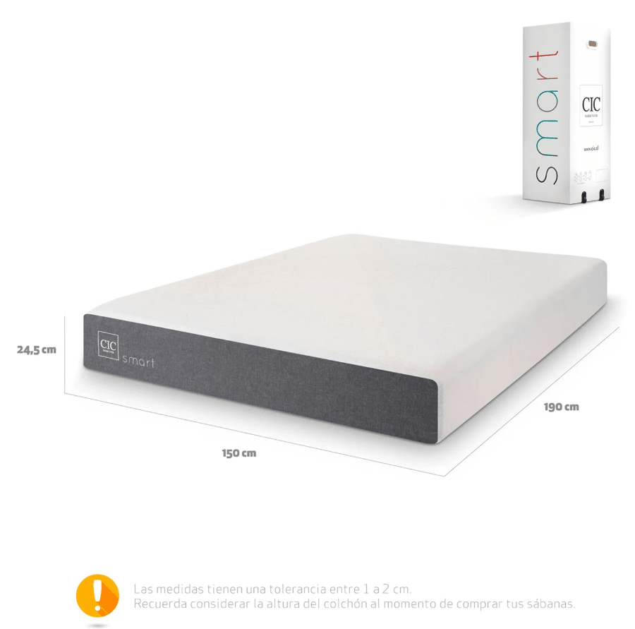 Colchón 2 Plazas Smart Cic2