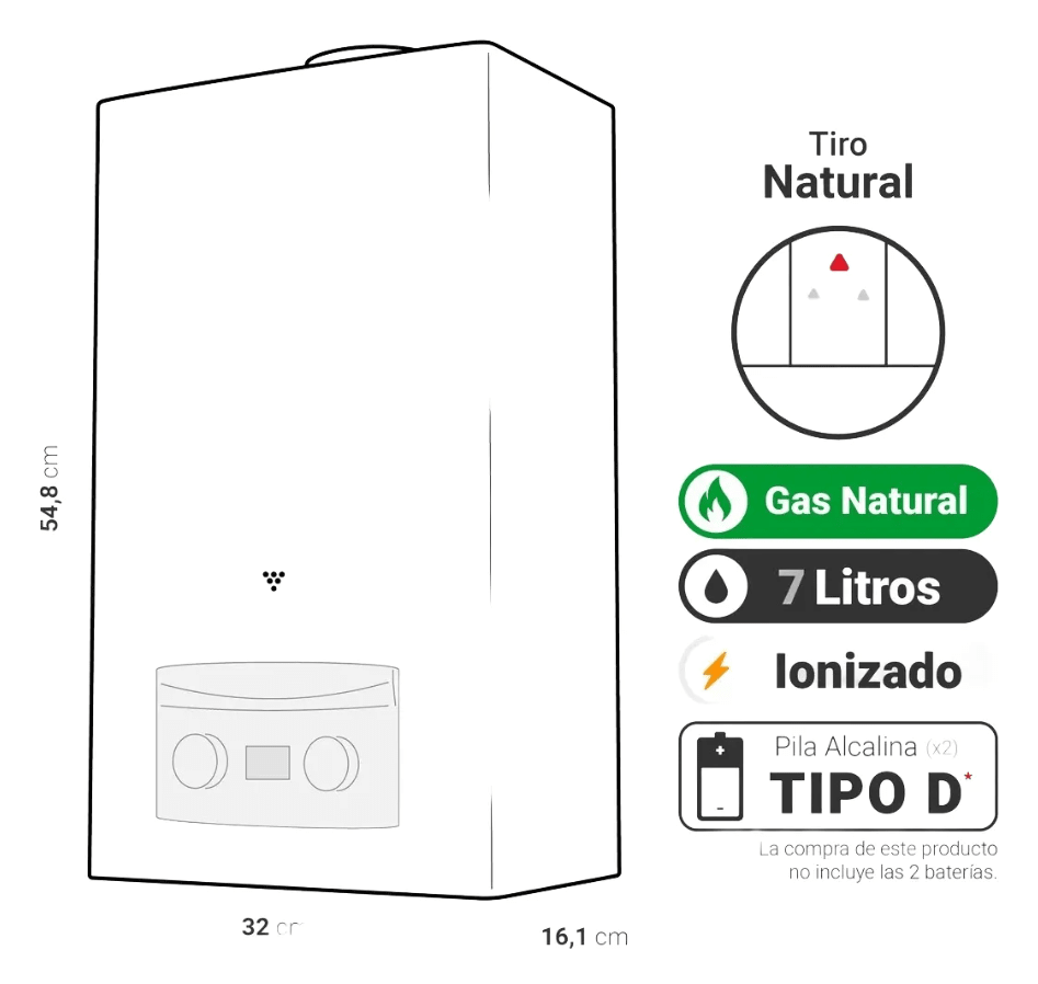 CALEFONT A GAS TIRO ABIERTO 7 LT ALBIN TROTTER2