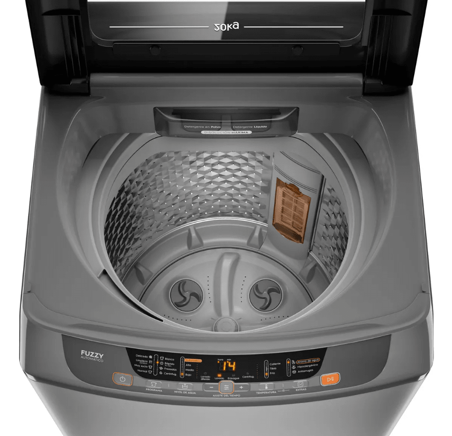Lavadora Mademsa 20kg Szg Automática Gris 12 Programas2