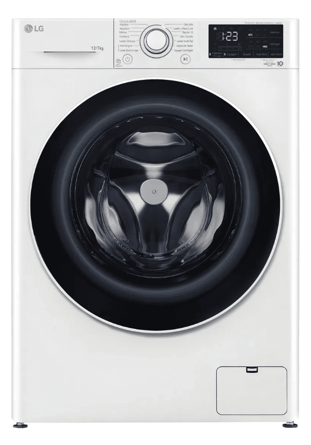 Lavadora Y Secadora 12/7 Kg LG Wd12wvc5s6 Ai Dd Color Blanco1