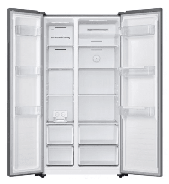 REFRIGERADOR SBS 490L RS52B3000M9/ZS SILVER SAMSUN2