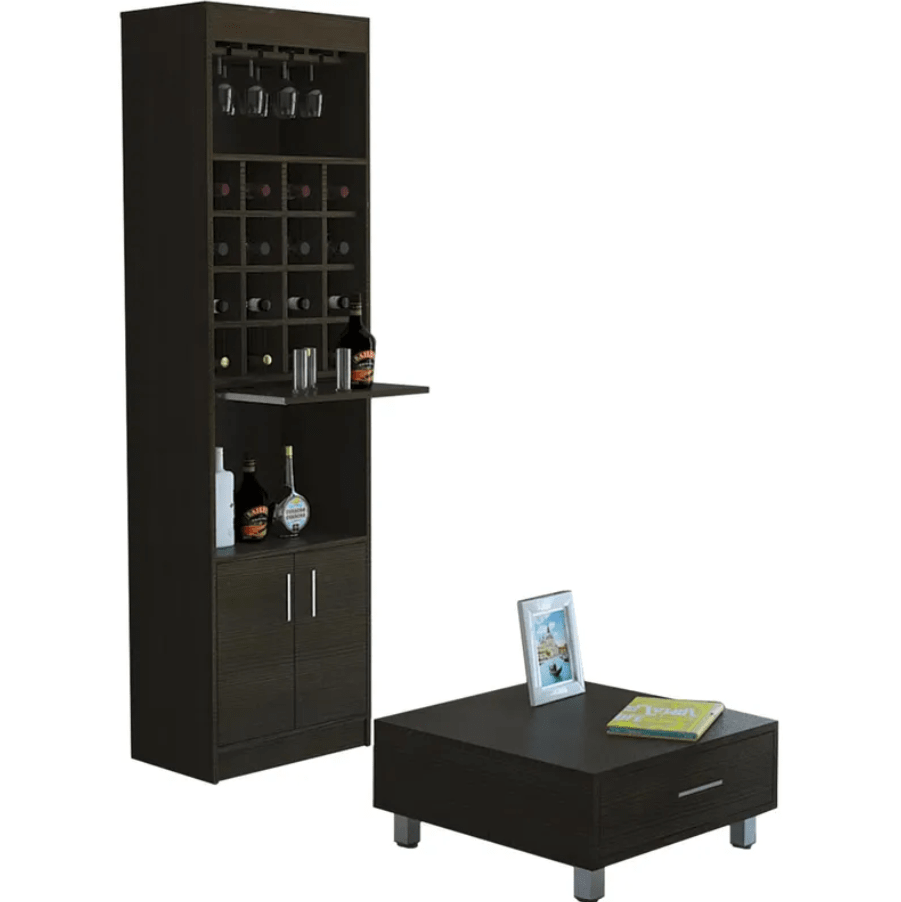 Combo bar kava + mesa de centro wengue Tuhome1