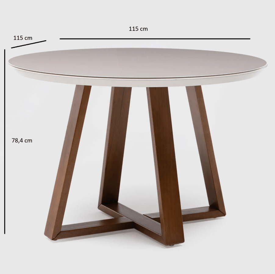 Comedor Bennet 1.15 Red Ow + 4 Sillas Alba Nat Decocasa2