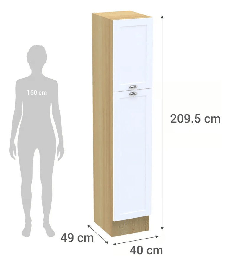 Gabinete Despensa Denver 40x209x49 Cm2