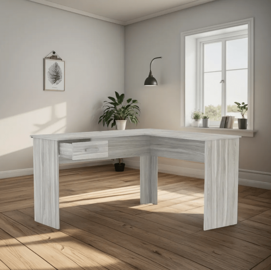 Escritorio Pecan Nórdico Artico 119x75.5x135 Cm Vekka2