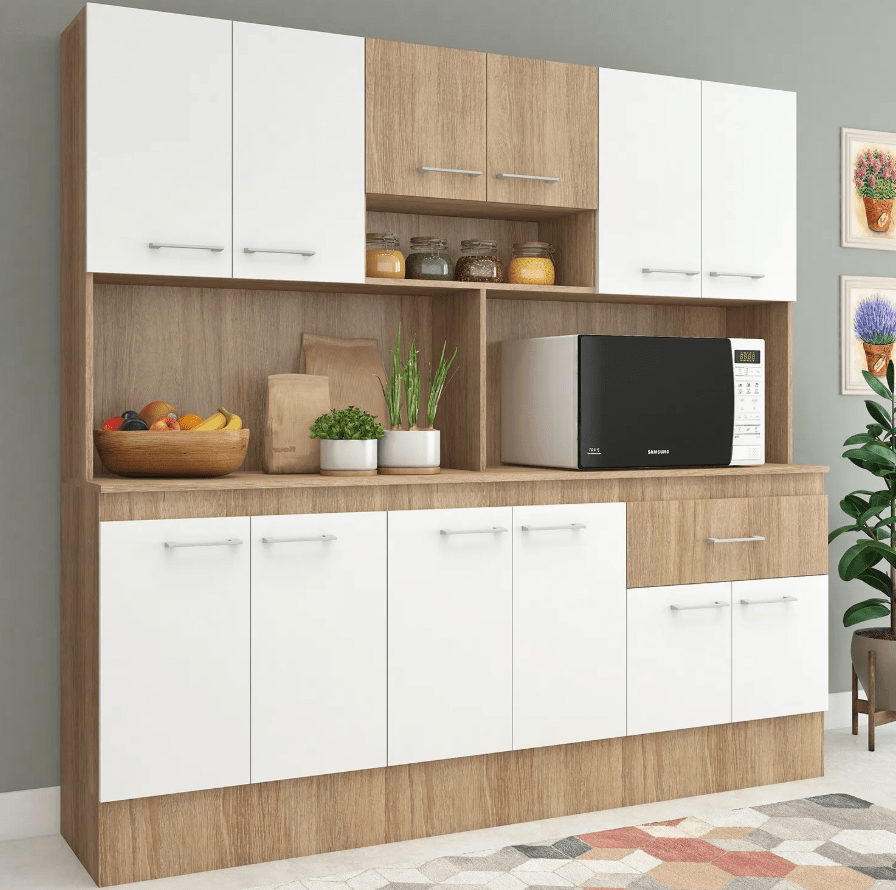 Combo De Cocina Vekka Buck 180 12 Puertas Blanco3