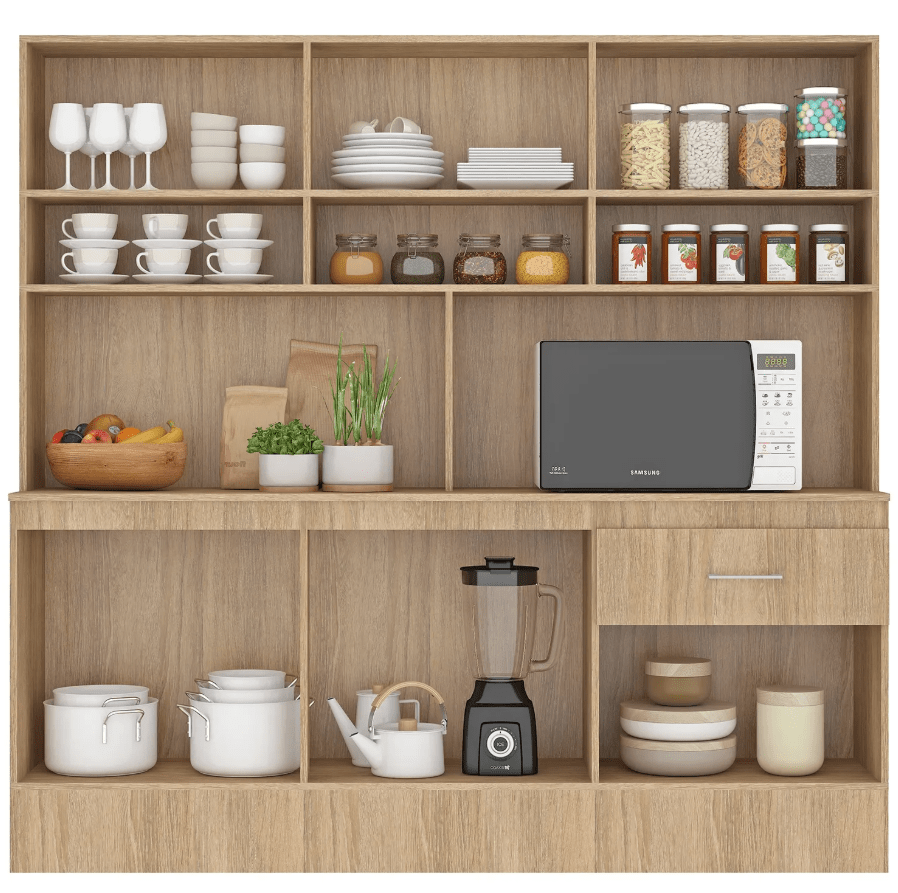 Combo De Cocina Vekka Buck 180 12 Puertas Blanco2