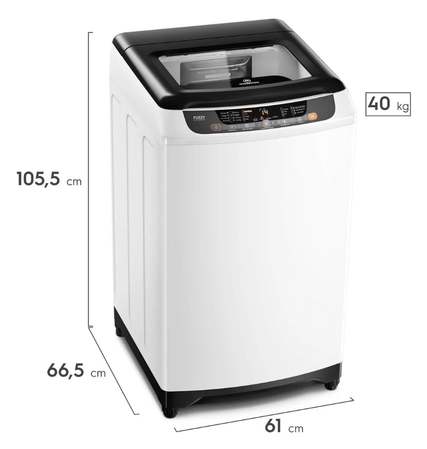 Lavadora 18 Bzg Mademsa Color Blanco3