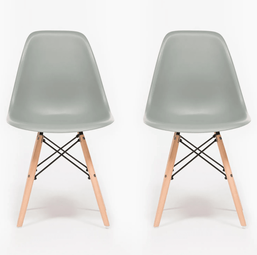 Pack 2 Sillas de Comedor Mica Bilund gris1