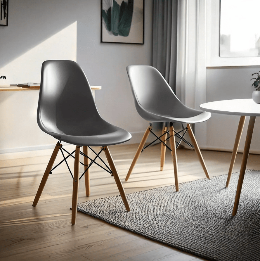 Pack 2 Sillas de Comedor Mica Bilund gris2