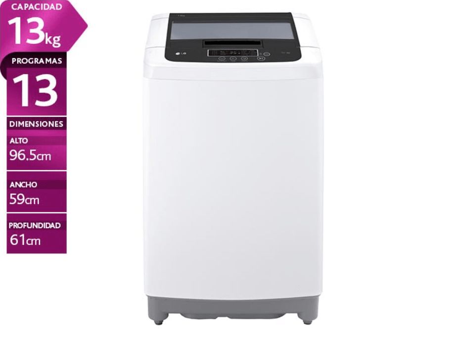 Lavadora Automática LG Superior 13 Kg Wt13Wpbpk3