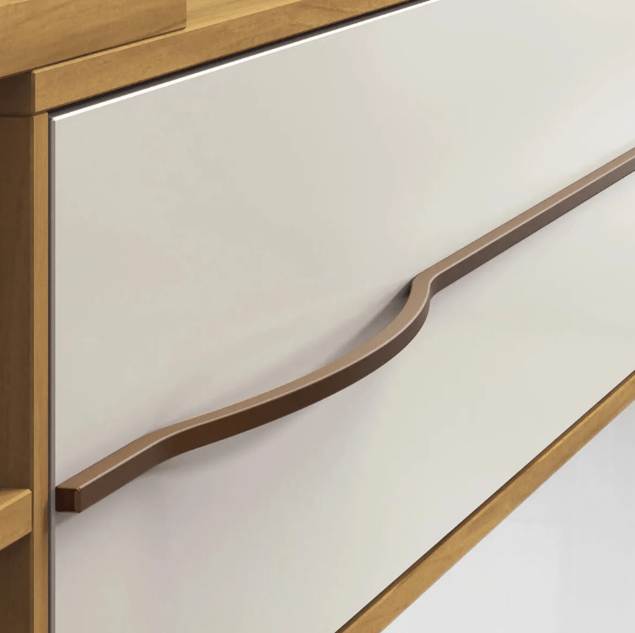 Panel Tv 60 Mdp Blanco 151x180x36 Cm HOME MOBILI2