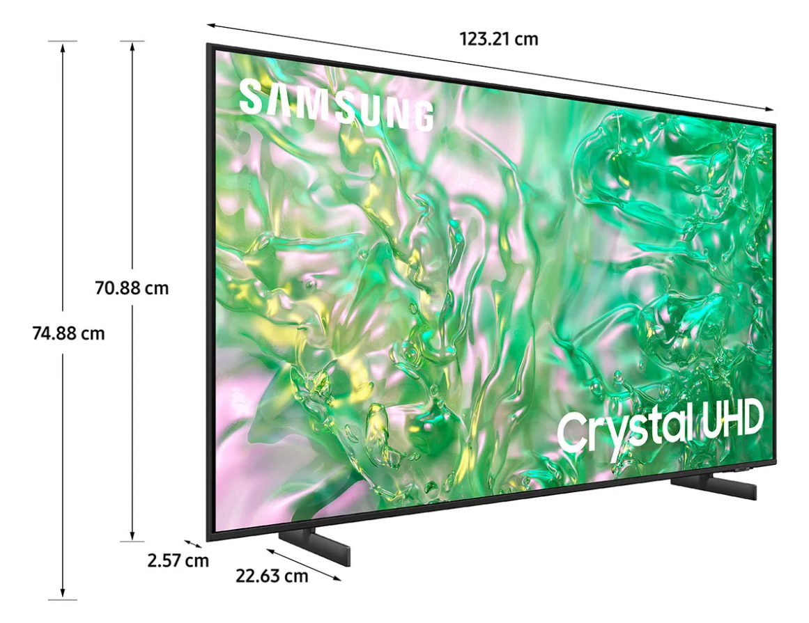 Televisor Led Samsung 55 Du8000 4k Crystal Uhd Smart Tv 20242