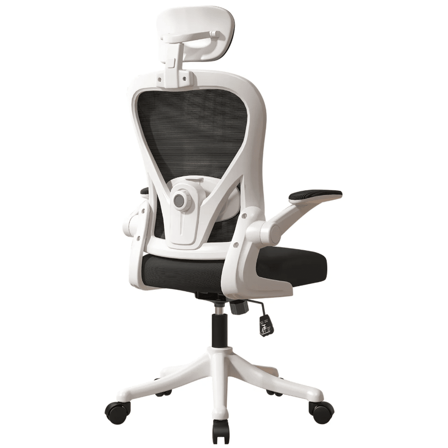 Silla Amia Ergonómica De Oficina Soporte Lumbar Ajustable Blanco1