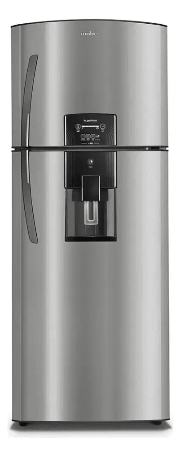 Refrigerador No Frost 400lts Brutos Inox Mabe Rmp410fzuu1