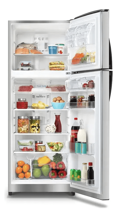 Refrigerador No Frost 400lts Brutos Inox Mabe Rmp410fzuu2