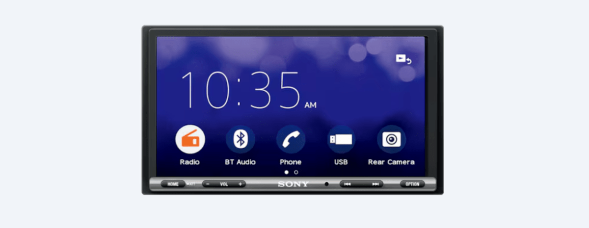 RADIO multimedia  SONY modelo  XAV-3500//Q LA 55 watsx 4 canales. Bluetooth2