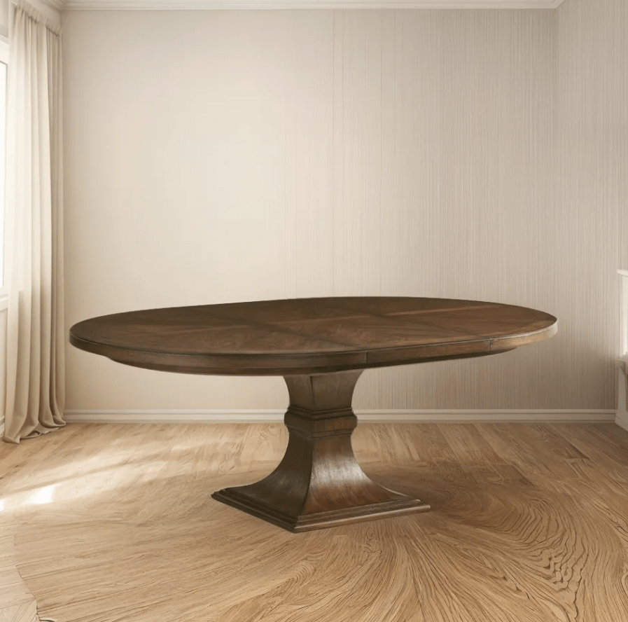 Mesa De Comedor Redonda Silverado Palo Alto - Importado3