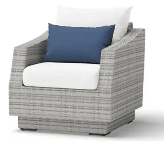 Juego De 2 Sillas De Club Al Aire Libre RST Brands1