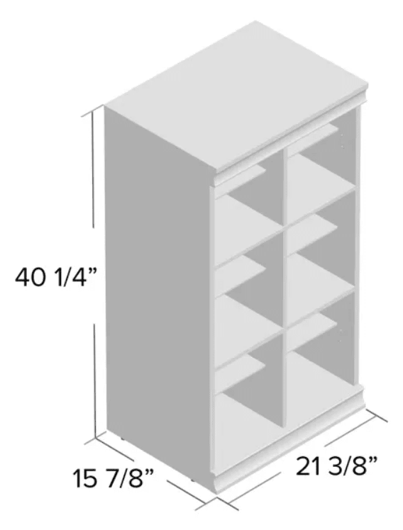 Estantería Modular Con 12 Estantes ClosetMaid2