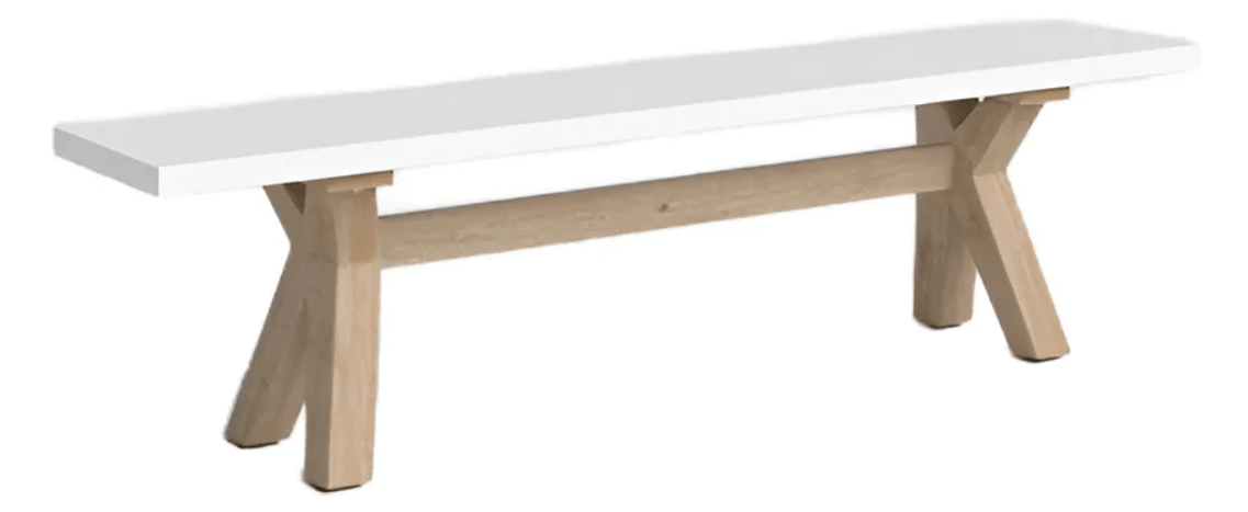 Banco terraza,  Aire Libre De Eucalipto 180 cm, alta calidad,  Fleur1